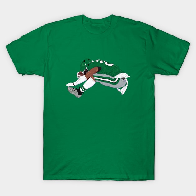 Saquon Barkley Backwards Hurdle T-Shirt by AceSportsAZ